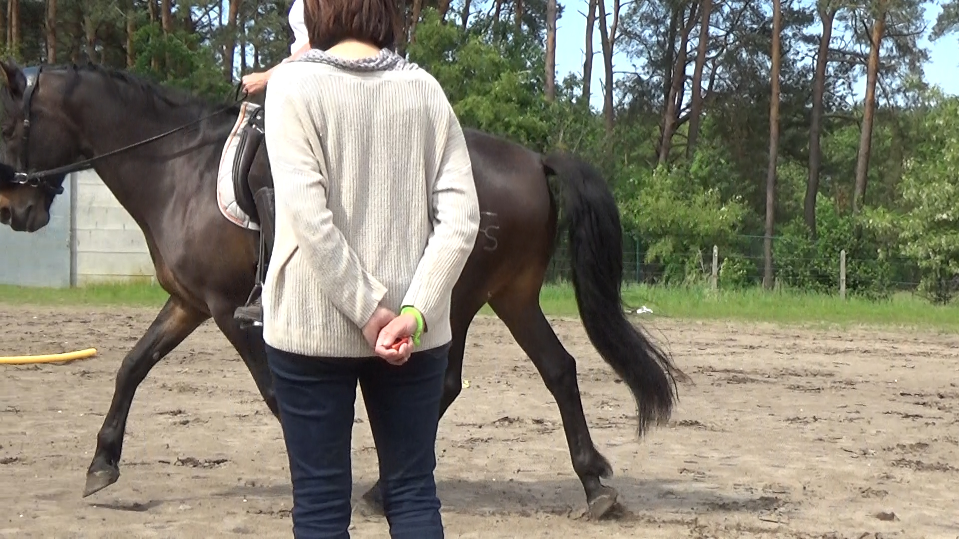 inge les clicker in hand